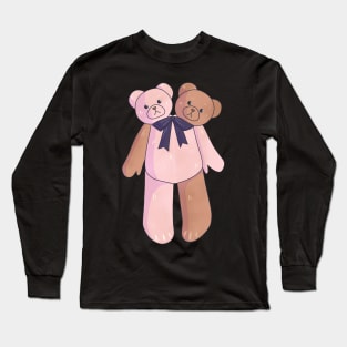 Two Headed Teddy Bear Long Sleeve T-Shirt